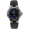 Bracelet de montre Tag Heuer FC6113 Cuir Bleu